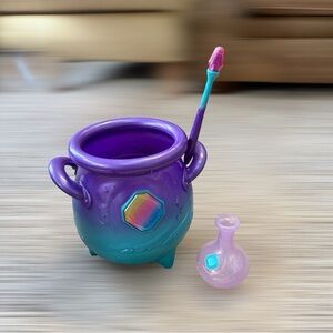 Magic Mixies Cauldron Play Set with Wand & Potion Bottle – Pretend Play